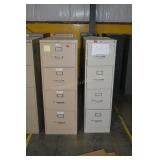 (4) 4-DRAWERS FILING CABINETS