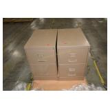 (2) 2-DRAWER FILING CABINETS