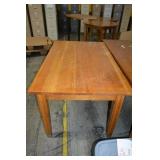 OAK TABLE 60" X 36" X 30"