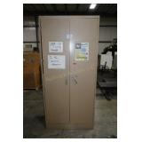 (3) METAL STORAGE CABINETS