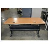 COMPUTER TABLE 59.5" X 23.25" WITH ADJ HEIGHT