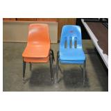 (4) PLASTIC STACKABLE CHAIRS