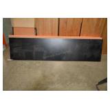 (3) ORANGE & BLACK TABLE TOPS