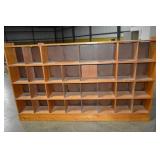 WOOD STORAGE CABINET
