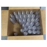 (173 +/-) DON-ITE GLASSES, (3) PLATTERS, &