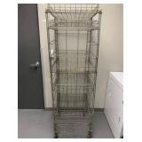 ROLLING RACK - 70" tall, 23" wide, 26" deep