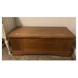 CEDAR BLANKET CHEST: 40.25" X 17.5" X 17"