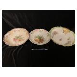 OLD PLATES, BOWLS, & BUTTER DISH