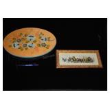 PICTURE IN FRAME, DECORATIVE WOODEN BOX