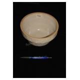 WHITE CROCK BOWL - 6" DIAMETER