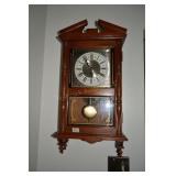 HAMILTON 31 BAY WOODEN WALL CLOCK
