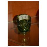 GREEN MOON & STARS TOOTHPICK HOLDER - 2.25"