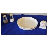 BAKING DISHES, S & P SHAKERS, CORNING WARE BAKING