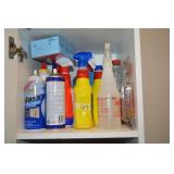 CLEANING SUPPLIES - MOST PARTIALLY USED