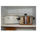 WEST CROCK CROCK POT, REVEREWARE POT