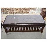 OTTOMAN - 46.5" X 20.5" X 15.5"