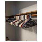 HANGERS IN BEDROOM CLOSET