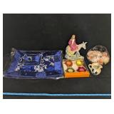 DECORATIONS, BLUE ORIENTAL THEMED PLACE MATS