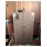 Metal Cabinet & Contents