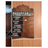Wooden Church Register