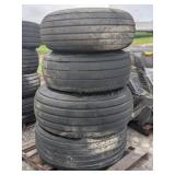 (2) 14L-16.1 Implement Tires on 6-Hole Rims,