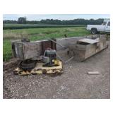 Unloading Fertilizer Equipment from Rail Car Pit