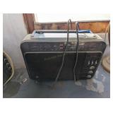 (2) Radios, Box of blankets,