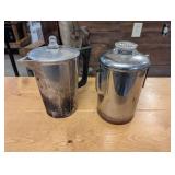 (2) Vintage Coffee Percolators