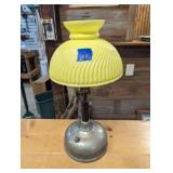 Antique Yellow Hurricane Lamp