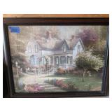 Thomas Kinkade Puzzle Picture in Frame