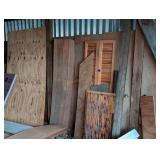 Scrap Lumber in Shed