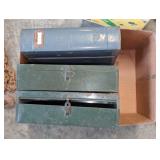 (4) Metal File Boxes