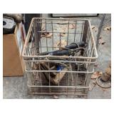Wire Milk Crate with: