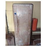 Metal Cabinet with Contents