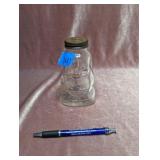 Clear Glass Piggy Bank