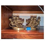 Pair of Brass Bookends