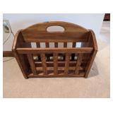 Oak Magazine Rack