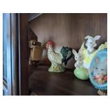 Glassware & Figurines in Buffet