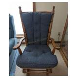 Oak Glider Rocking Chair