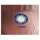 Grindley Ashburton Flow Blue Plate