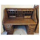 Oak Roll Top Desk