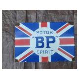 Motor BP Porcelain Sign- 11.75" x 8"