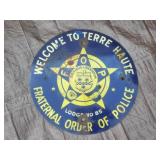 Terre Haute Post 85 Fraternity Of Police Sign-