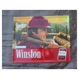 Winston Cigarettes Sign 1980- Paint on Back