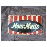 Moormans Feed Sign- Back has been painted,