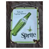Sprite Porcelain Sign- 12.75" x 16.25"