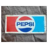 Pepsi Machine Topper Sign- 22" x 10"