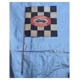 Indy 500 Checkered Souvenior Flag- 18" x 17"