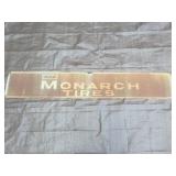 Monarch Tires Sign- 72" x 12"