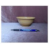 Small Yellow Ware Crock Bowl - 5"